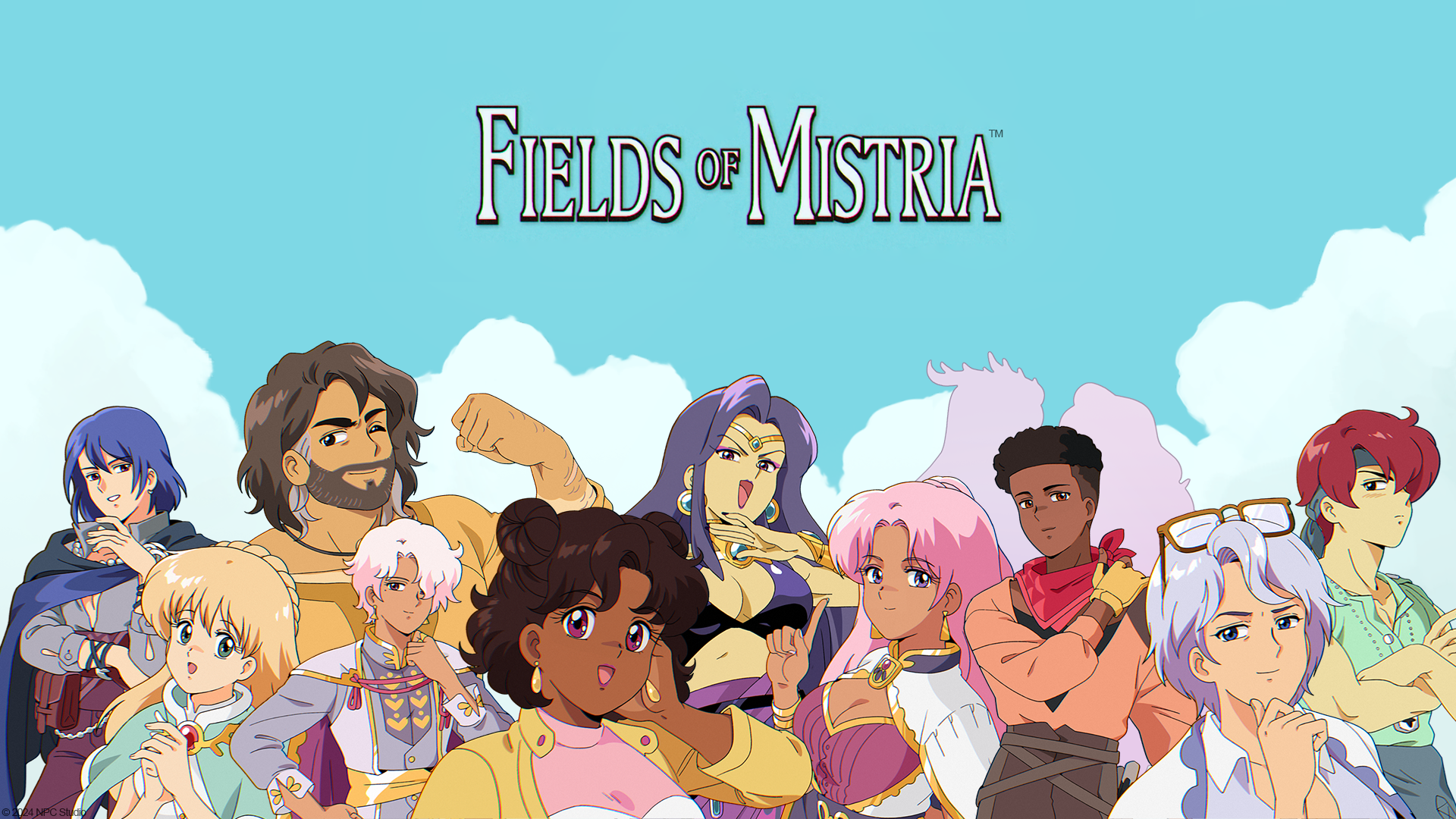 Fields of Mistria character key art